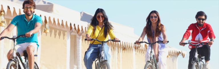 Bicycle-Tour-at-Rann-Utsav-2024-25-Rann-of-Kutch-Tent-City